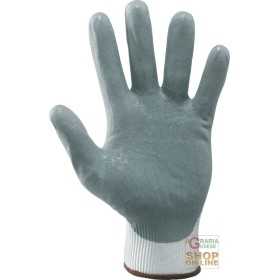 GLOVE FABRIC SYNTHETIC PALM COVERED IN NITRILE AERATED BACK