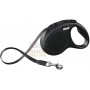 AUTOMATIC LEASH FLEXI NEW CLASSIC WITH BLACK RIBBON KG. 50 MT. 5