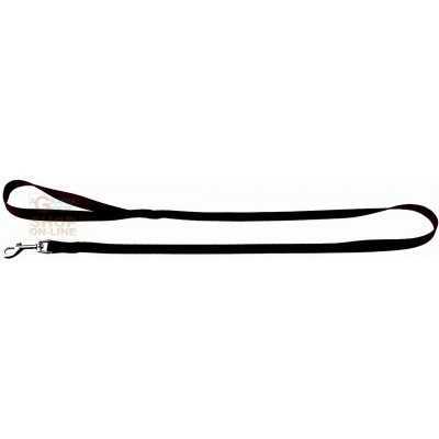 LEASH FOR DOGS IN BLACK NYLON CM. 2.0 X 120 FUSSDOG