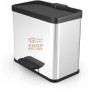 HAILO OKO TRIO 33 WASTE BIN WITH 3 PEDAL CONTAINERS FOR