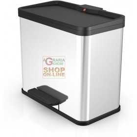 HAILO OKO TRIO 33 WASTE BIN WITH 3 PEDAL CONTAINERS FOR