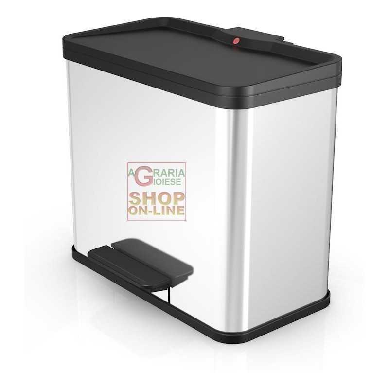 Hailo Pattumiera Multibox 2x15L Per Colonne Da 30 Cm