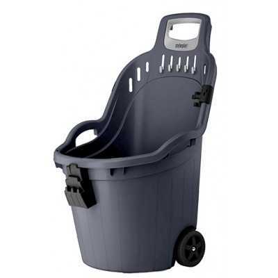 Helpy Cart Carriola multiuso completa di ferma scopa Grigio