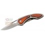 HERBERTZ FOLDING KNIFE WITH STAINLESS STEEL BLADE AND WOOD
