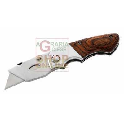 HERBERTZ COLTELLO CUTTER CHIUDIBILE CON LAME INTERCAMBIABILI