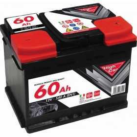 HIGH CAR BATTERY FOR CAR 60Ah SPUNTO 480A CM. 24,2x17,5x19h.