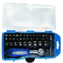 HU-FIRMA SET 38 PZ. INSERTI BUSSOLE 1/4 CROMO VANADIO S2 