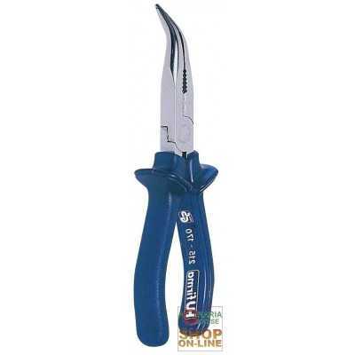 HUFIRMA PINZA A BECCHI MEZZOTONDI PIEGATI 160 mm. 215/160 