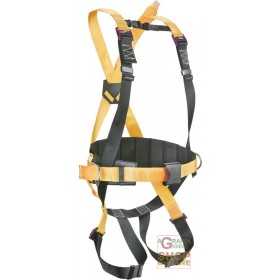 FALL ARREST HARNESS WITH DORSAL ANCHOR POINT FITTED WITH