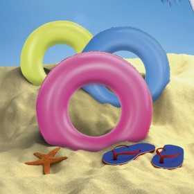 BESTWAY 36077 INFLATABLE FLUORESCENT DONUT SWIM SEA cm. 91