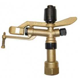 2 JETS ZENITH SWING BRASS SPRINKLER - TENSION 6 DEGREES 1 Inch.