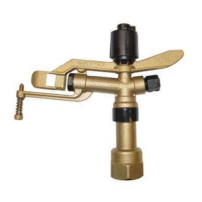 IRRIGATORE IN OTTONE A BATTENTE 2 GETTI ZENITH - TESO 6 GRADI 1