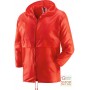 K WAY WITH ZIPPER RED COLOR TG ML XL XXL