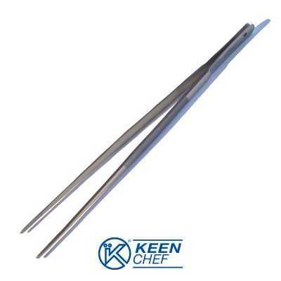 KEEN CHEF KITCHEN TONGS IN STAINLESS STEEL CM. 25 KCH PC25