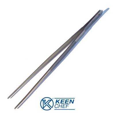 KEEN CHEF KITCHEN TONGS IN STAINLESS STEEL CM. 35 KCH PC35