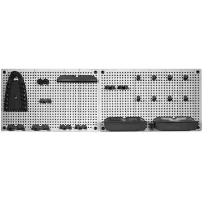 KETER SET 2 TOOL HOLDER PANELS WITH 20 ACCESSORIES CM. 50x7x31h.