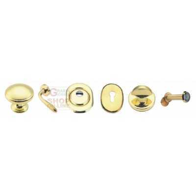 KIT ACCESSORI PER PORTA BLINDATA COLORE ORO DX 
