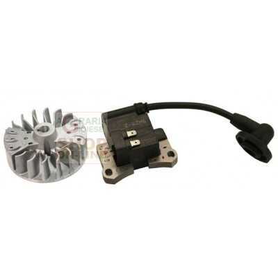 KIT ELECTRIC COIL AND FLYWHEEL FOR BRUSHCUTTER CC. 43 EURO 2