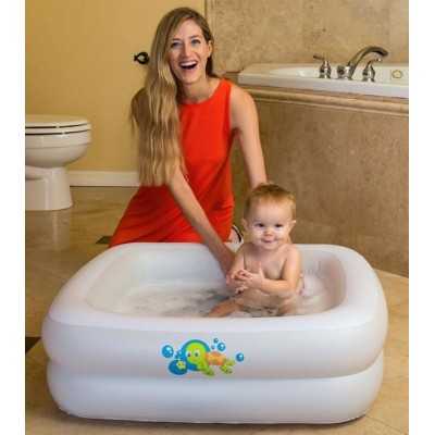 BESTWAY 51116 SWIMMING POOL BABY TUBE INFLATABLE CM. 86x86x25h.