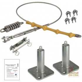 SELF-ASSEMBLING LIFELINE KIT WITH 2 POLES HEIGHT 350 MM