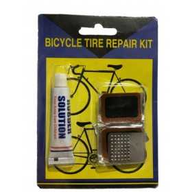 BICYCLE RUBBER PUNCTURE REPAIR KIT WITH GLUE AND TIP TOP