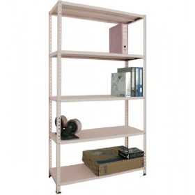 PANDA SHELVES KIT WITH 5 SHELVES 40X120 WITH ENTIRE RODS