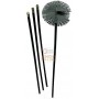CHIMNEY SWEEP KIT 6 RODS CM. 140 DIAMETER MM. 200
