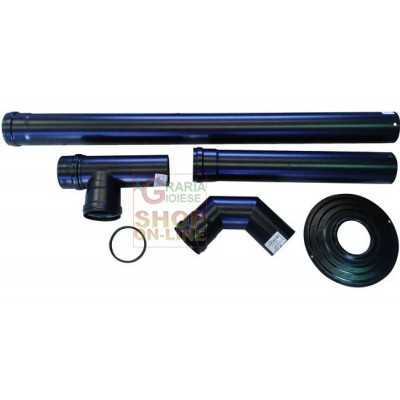 READY-PELLET ENAMEL TUBES KIT FOR PELLET STOVES DIAMETER CM. 8