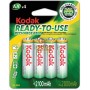 KODAK PRE-LOADED STYLE NI-MH MAH 2100 CONF. 4 PIECES