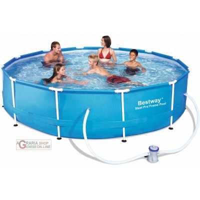 BESTWAY 56062 POOL WITH FRAME WITH PUMP CM.366X76H