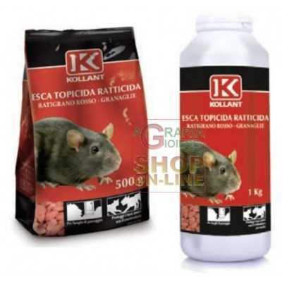 KOLLANT LURE POISON RACTICIDE RACTICIDE RED GRANULAR KG. 5