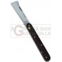 KUKER KNIFE FOR GRAFTING BLACK HANDLE IN LARGE PLASTIC