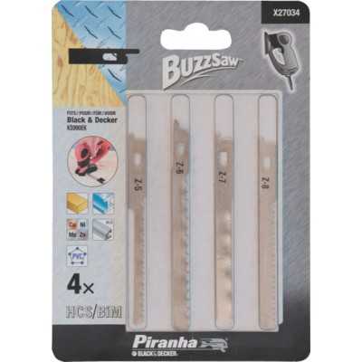BLADES FOR PIRANHA X27034 ALTERNATIVES PCS. 4 KS990EK