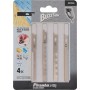 BLADES FOR PIRANHA X27034 ALTERNATIVES PCS. 4 KS990EK
