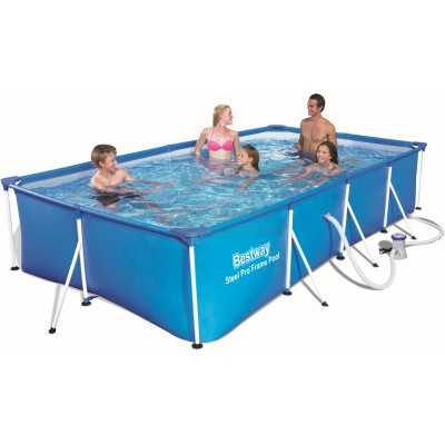 BESTWAY 56424 SWIMMING POOL WITH STEEL PRO FRAME CM.400x211x81h.