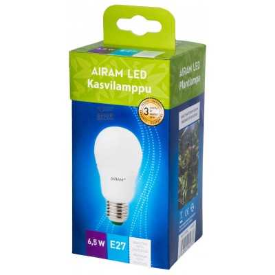 Drop Airam Finland led lamp E27 watt. 6.5 for plant growth