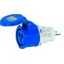 INDUSTRIAL ADAPTER SCHUKO PLUG-SOCKET 16A 220V FIG.6