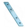 SHEET 4 STRAIGHT HOLES GALVANIZED CM. 16