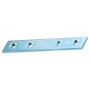 PLATES WITH 4 STRAIGHT HOLES IN GALVANIZED STEEL CM. 14 PCS. 5