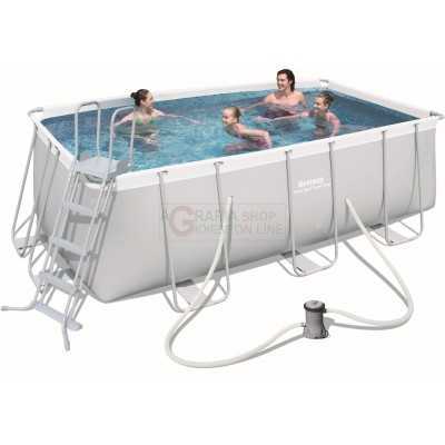 BESTWAY 56456 SWIMMING POOL WITH POWER STEEL FRAME