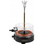 TURBINE HYDRAULIC BOTTLE WASHER WITH ROTATING METALLIC BRUSHES