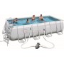 BESTWAY 56465 SWIMMING POOL WITH FRAME POWER STEEL FRAME CM.
