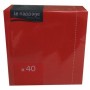 LE NAPPAGE NAPKINS 38x38 2 PLY 40 PIECES RED PARTY