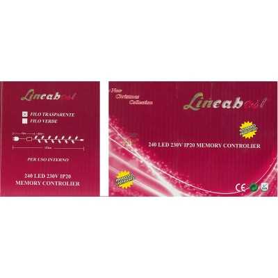 LED 240 LUCI CON CONTROLLER BIANCO CALDO 
