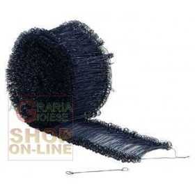 EYELET BINDERS BLACK IRON WIRE BUNCHES PCS. 2000 MM. 120