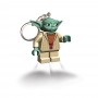 LEGO YOTA STAR WARS TORCH FORMAT KEYCHAIN WITH CHAIN AND RING