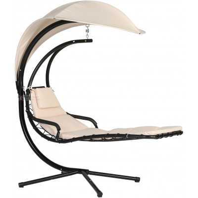 ROCKING BED WITH CUSHION JDS-017 cm. 197x104x200h