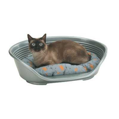 DELUXE BED FOR DOG OR CAT IN POLYLENE CM.49X36X17,5H
