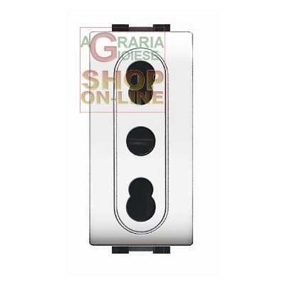 LIFE ART. 4045WH WHITE BIVALENT SOCKET