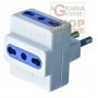 ADATTATORE MULTIPLO 250V 16A CON T 